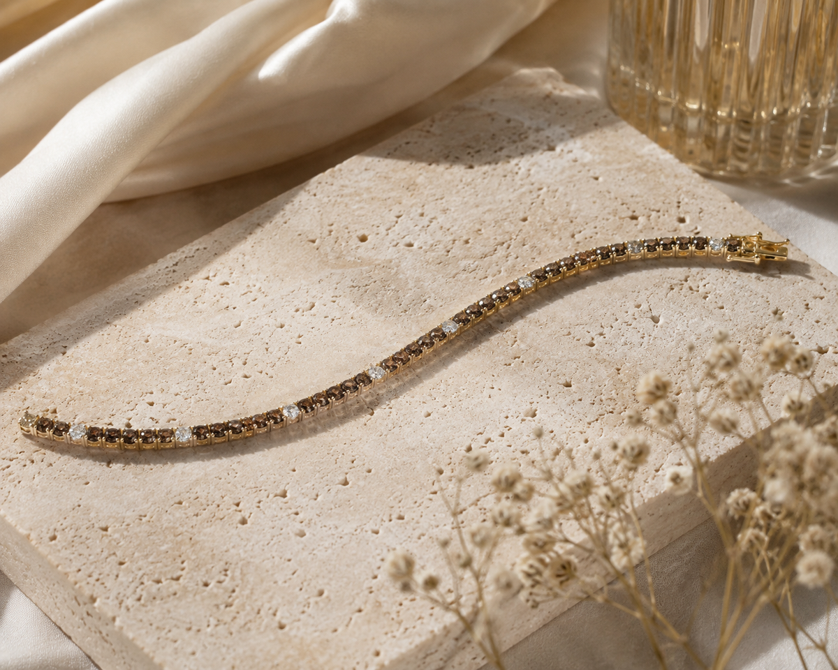Coco & White Diamond Tennis Bracelet Coco Diamonds