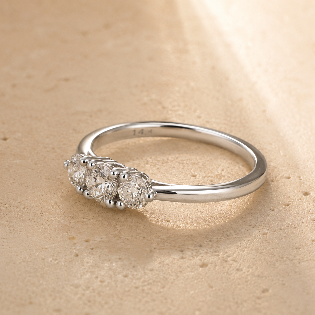 Baby Diamond Ring White Diamond