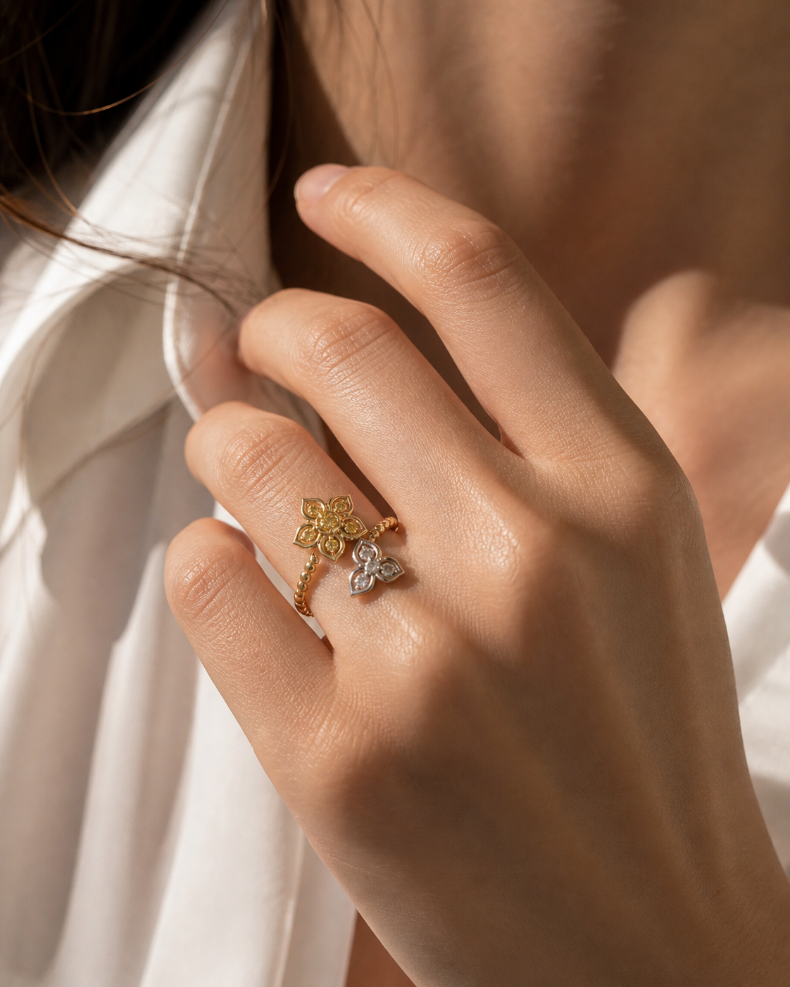 Field Of Flowers Yellow Diamond Ring Yellow Diamond