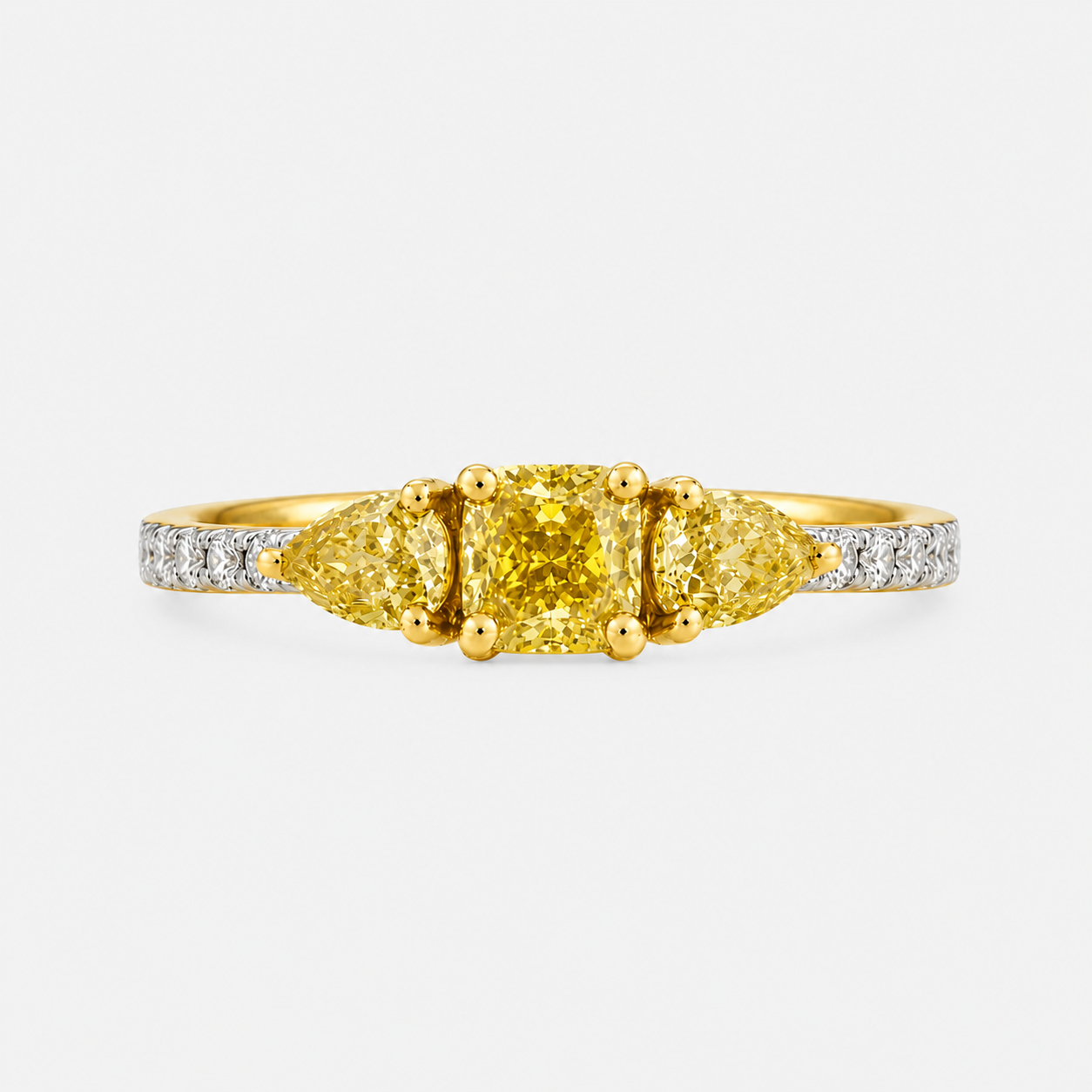Yellow Diamond Promise Ring Yellow Diamond