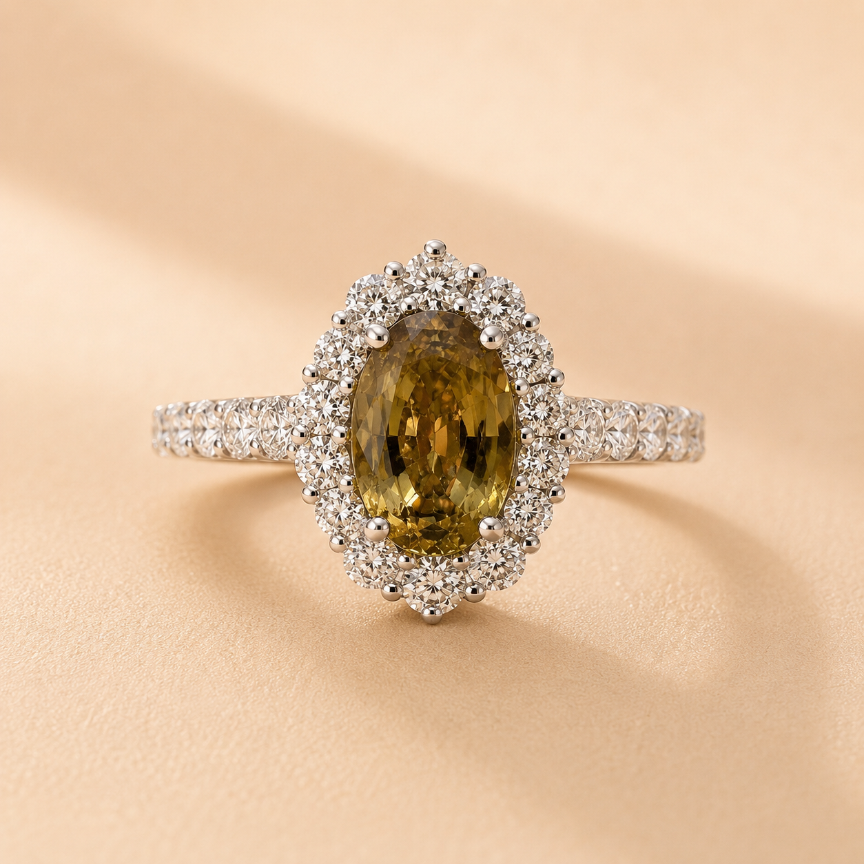 Oval Enchantress Alexandrite Ring