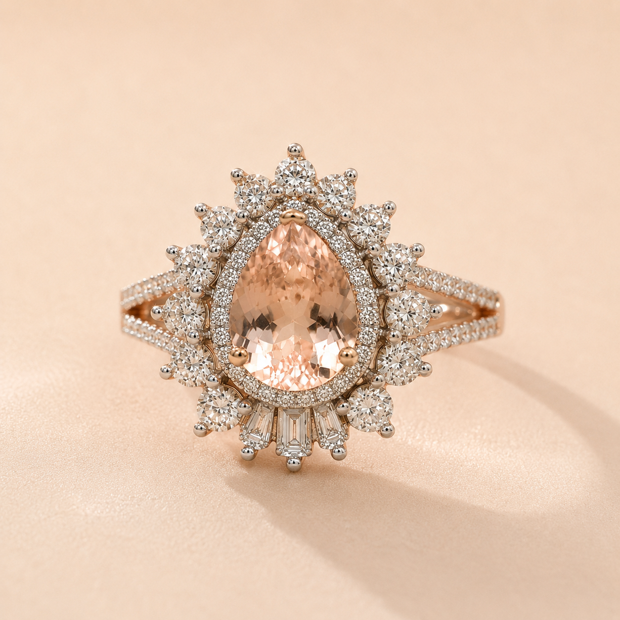 Skylight Morganite Ring Morganite