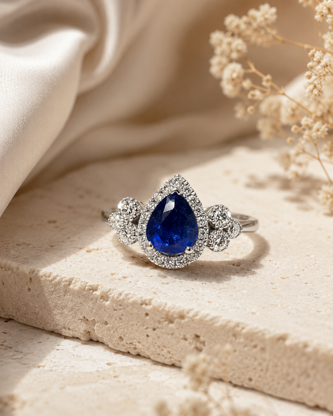 Royalty Ceylon Sapphire Ring Blue Sapphire
