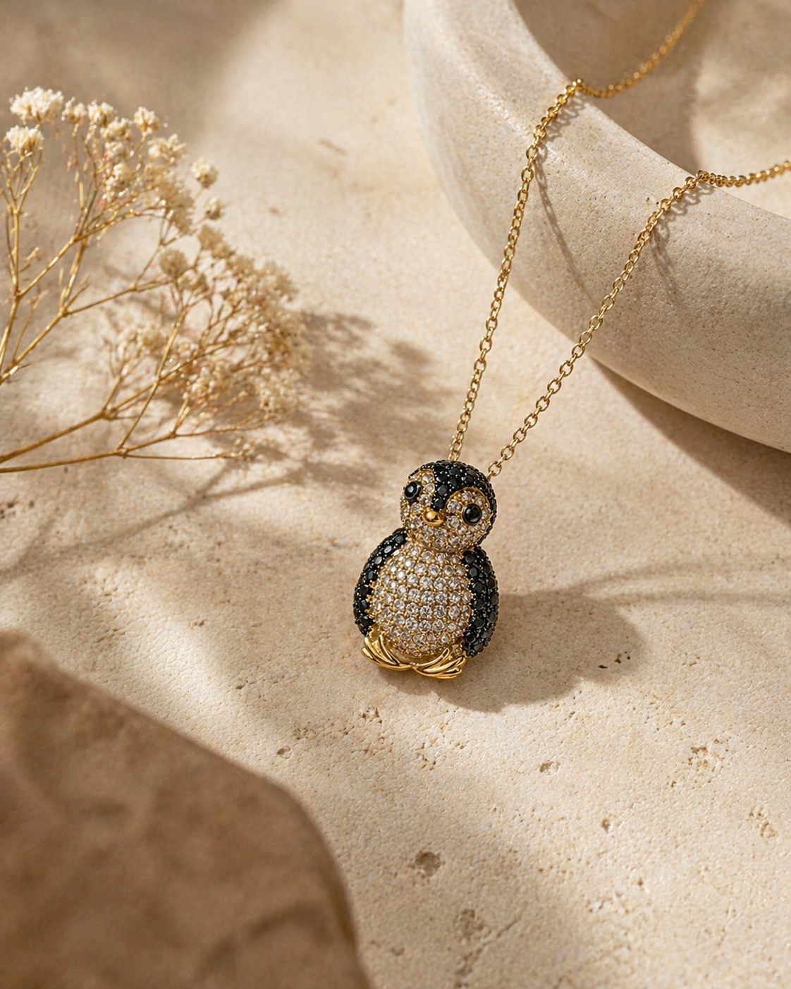 Diamond Penguin Necklace KALLATI
