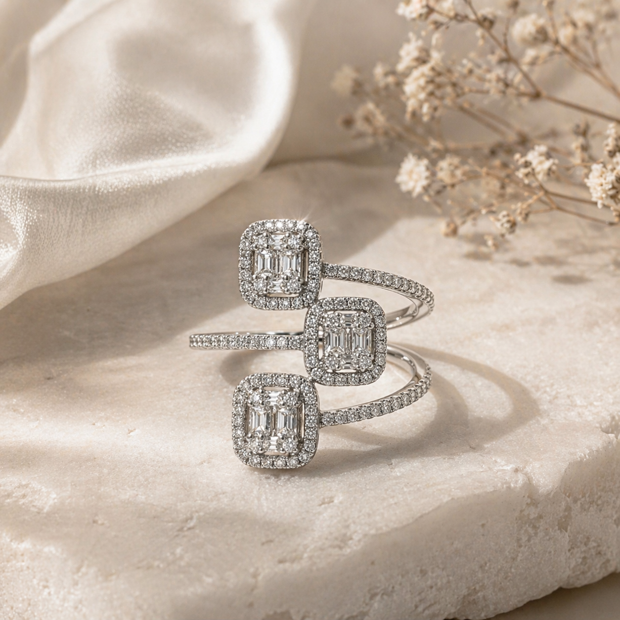 Tiered Legendary Diamond Ring