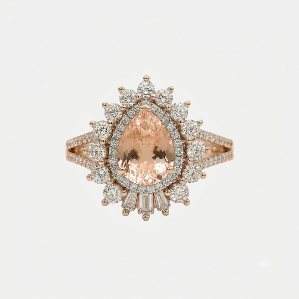 Skylight Morganite Ring Morganite