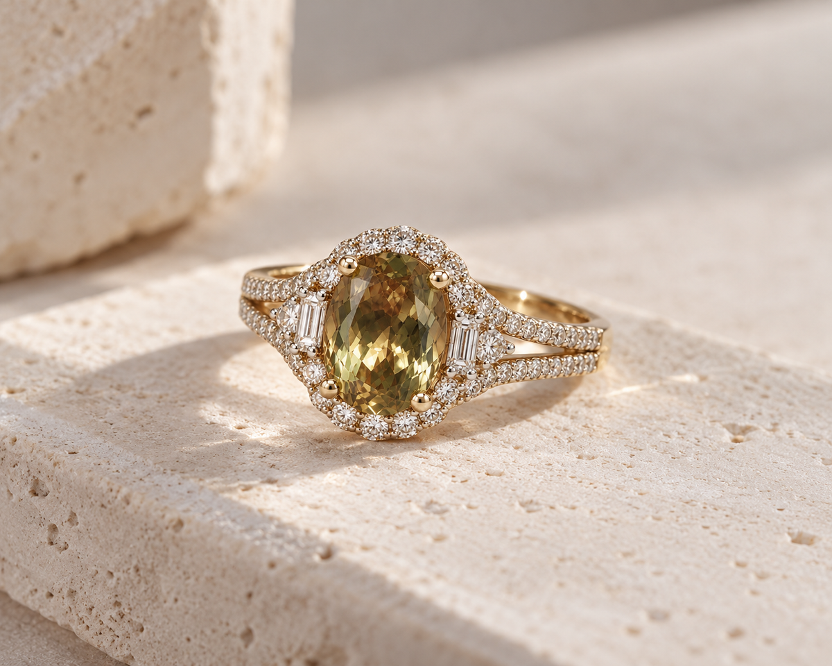 Diamond Valleys Csarite & Diamond Ring