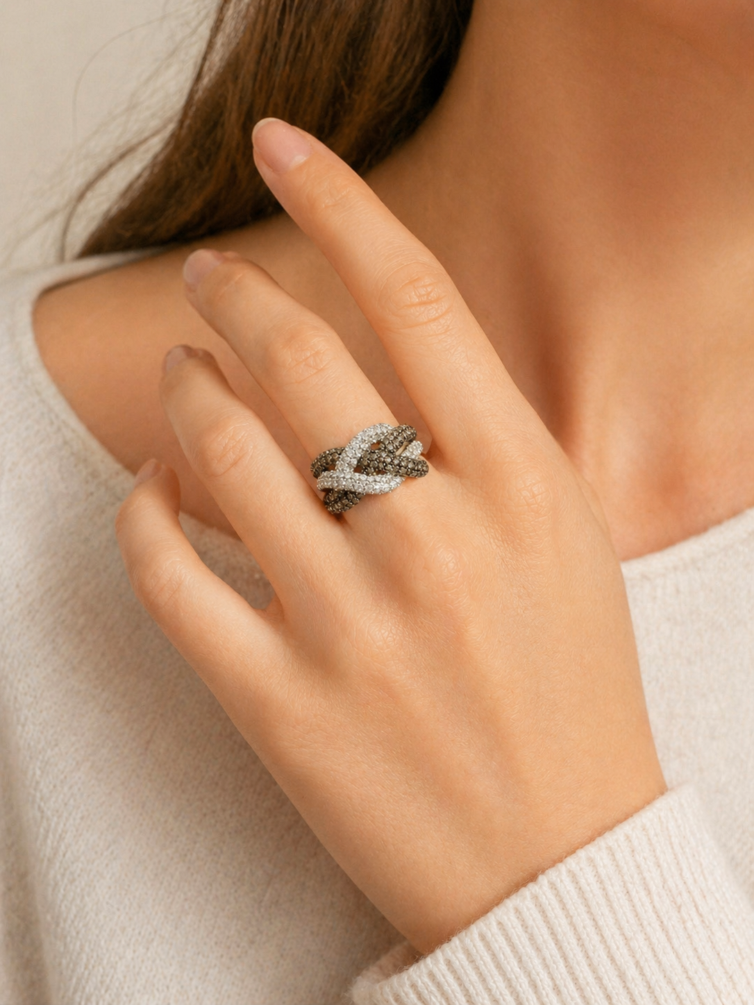 Bold Roped Coco Diamond Band Coco Diamonds