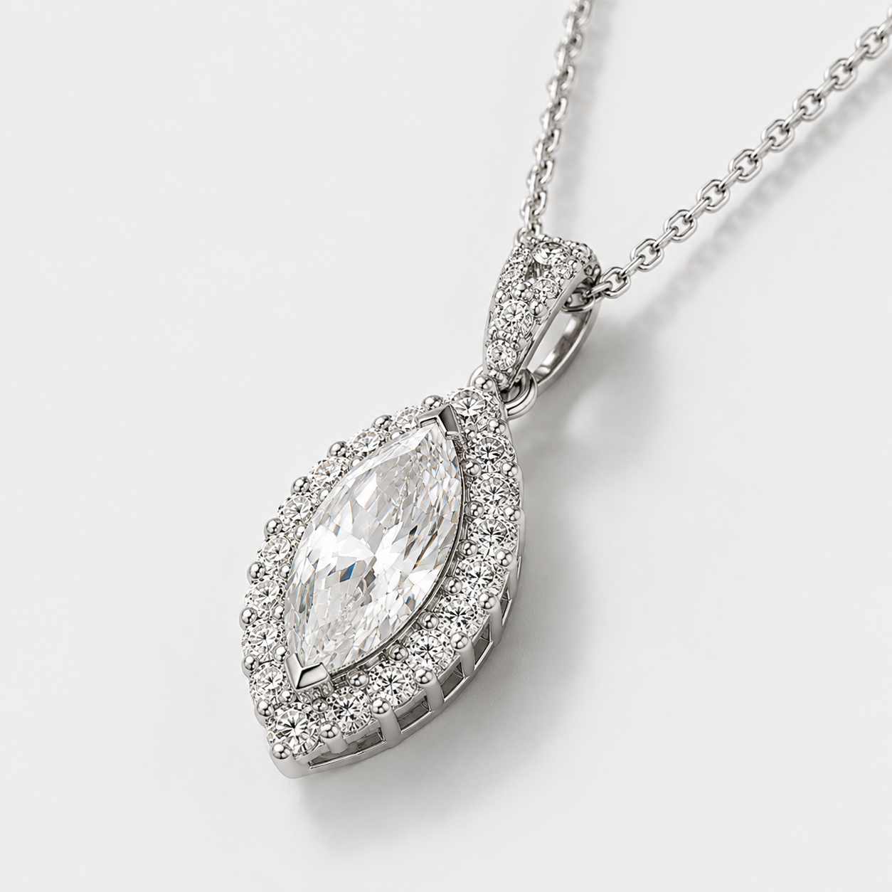 Crystal Oasis Non-Heat Sapphire Necklace