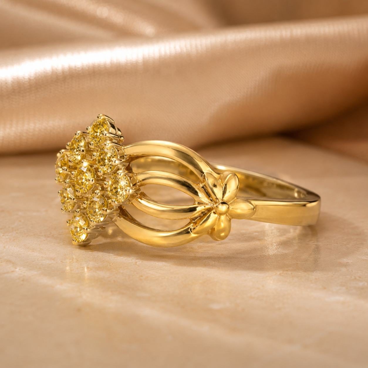 Starlight Yellow Diamond Band Yellow Diamond