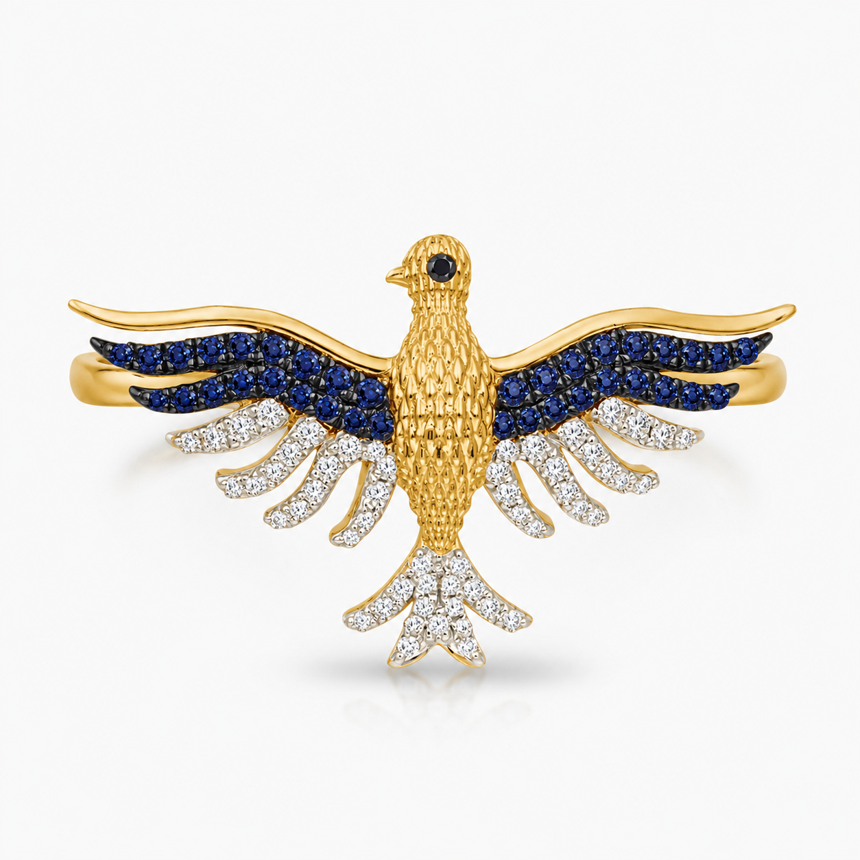 Morning Dove Sapphire & Diamond Ring