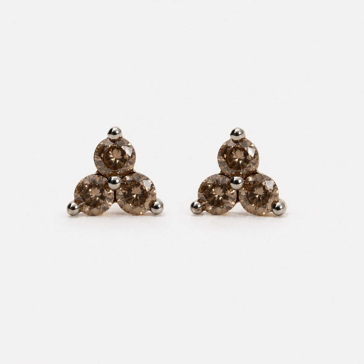 Yellow Gold Coco Diamond Trio Studs Coco Diamonds