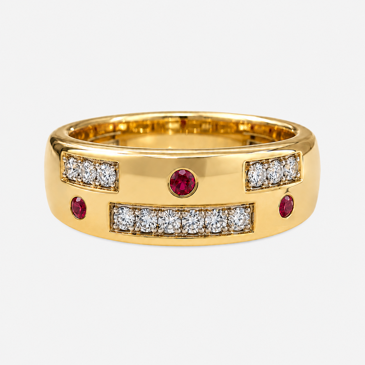 Dominion Ruby & Diamond Band Ruby