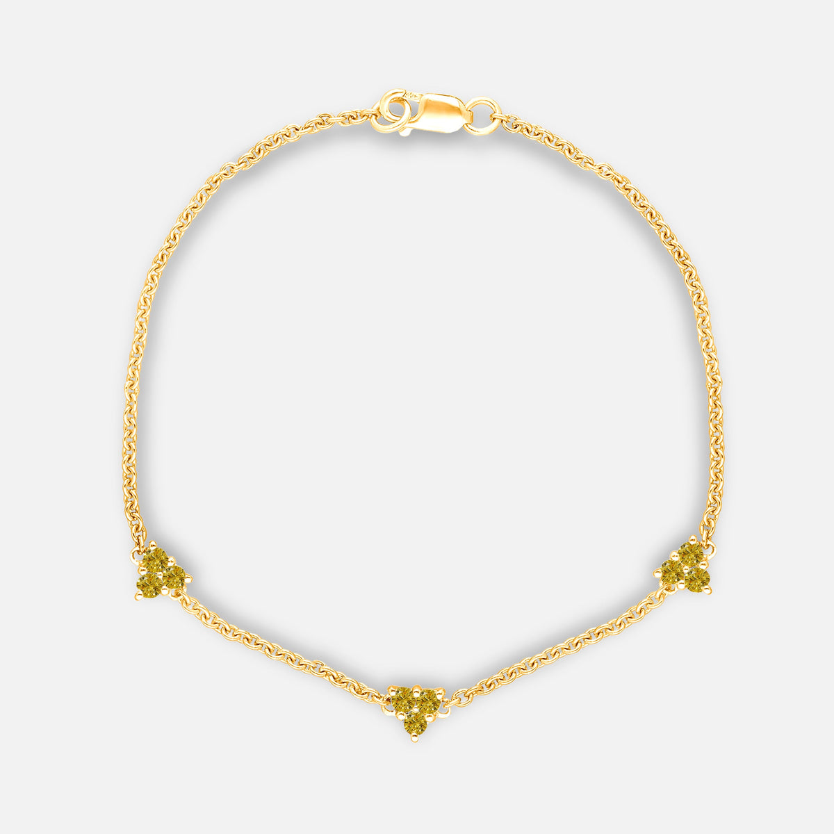 Yellow Diamond Trio Bracelet Yellow Diamond