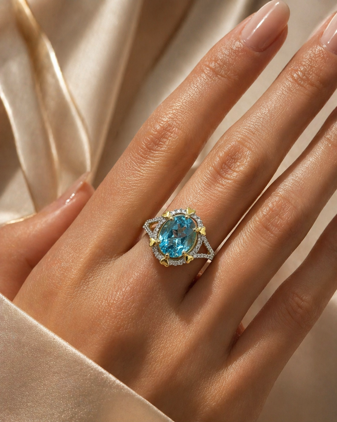 Lead to Your Heart Blue Topaz Ring BLUE TOPAZ