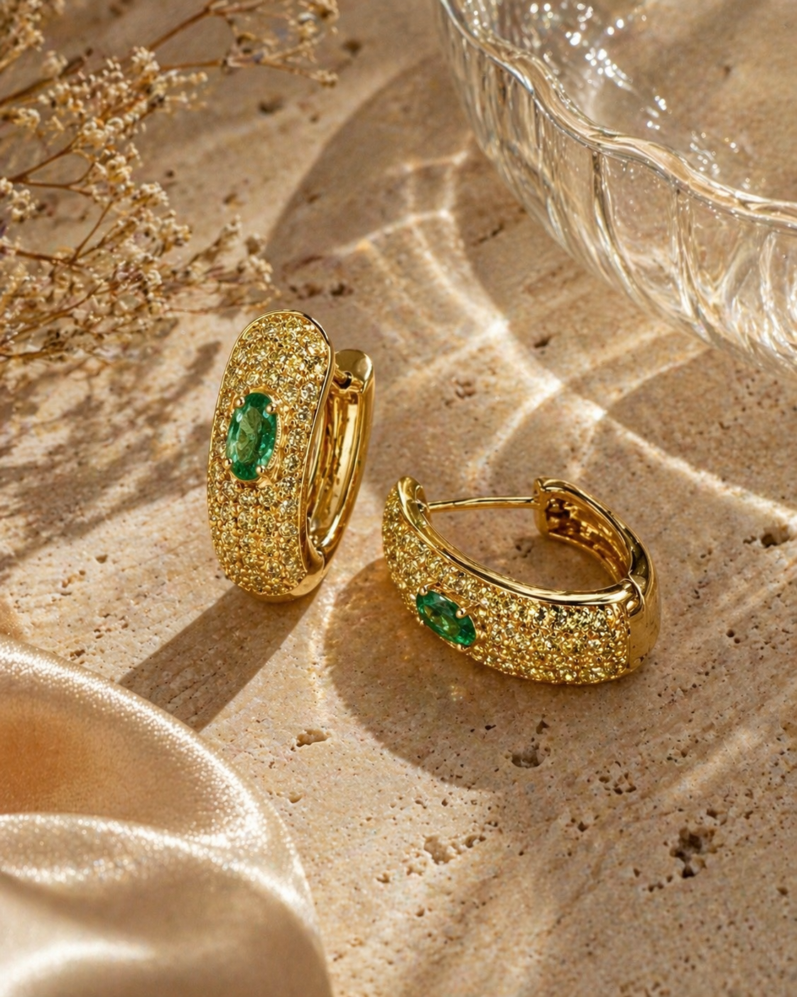 Sunlit Emerald Huggies Emerald