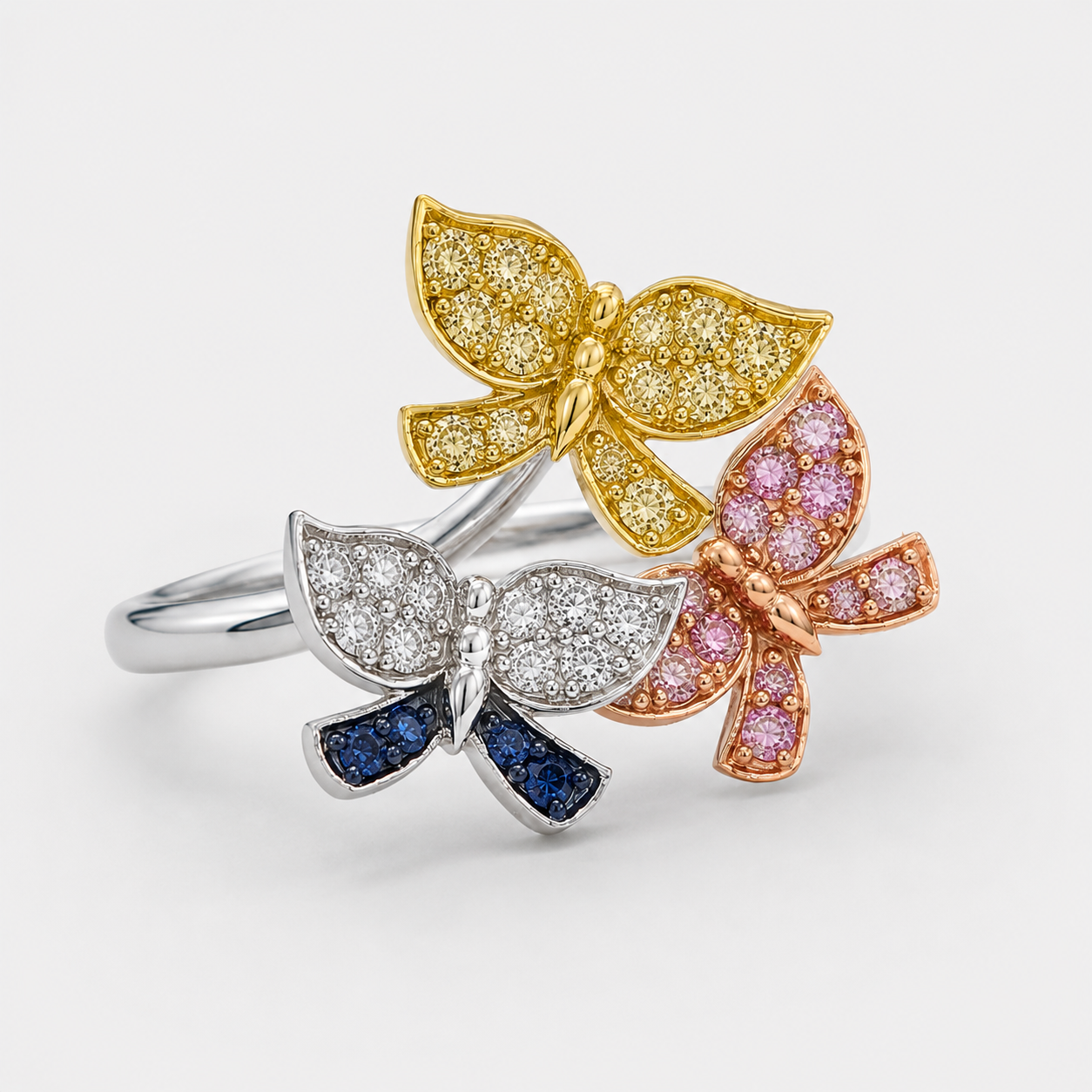 Soaring Sky Butterfly Ring