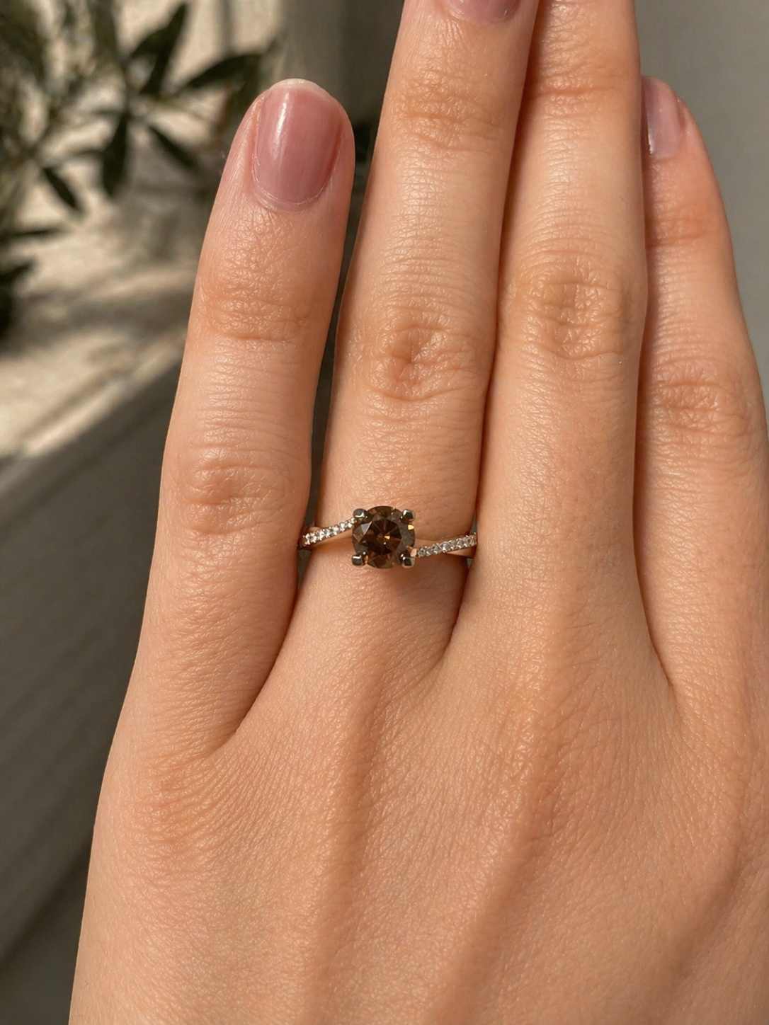 Twist of Diamonds Coco Ring
