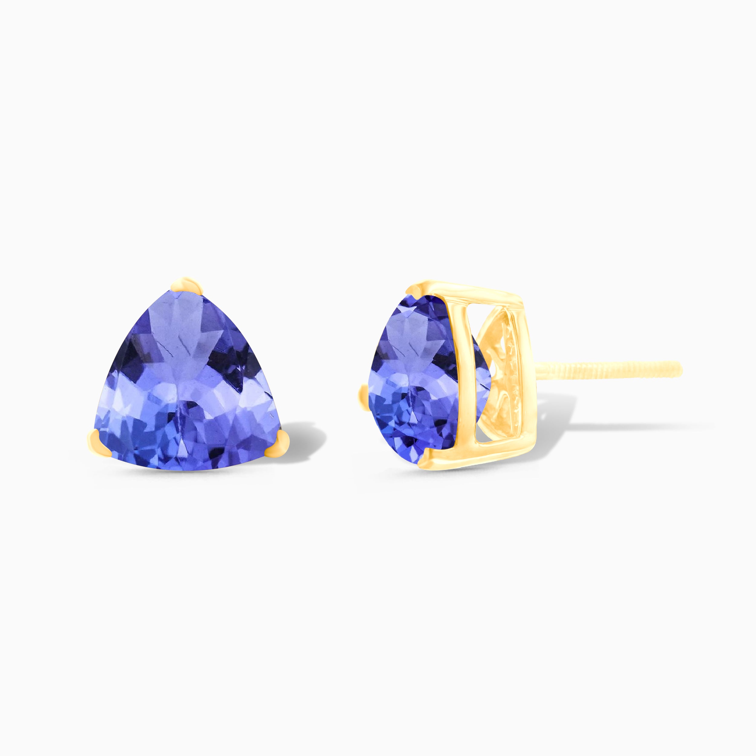 Trillion Tanzanite Studs