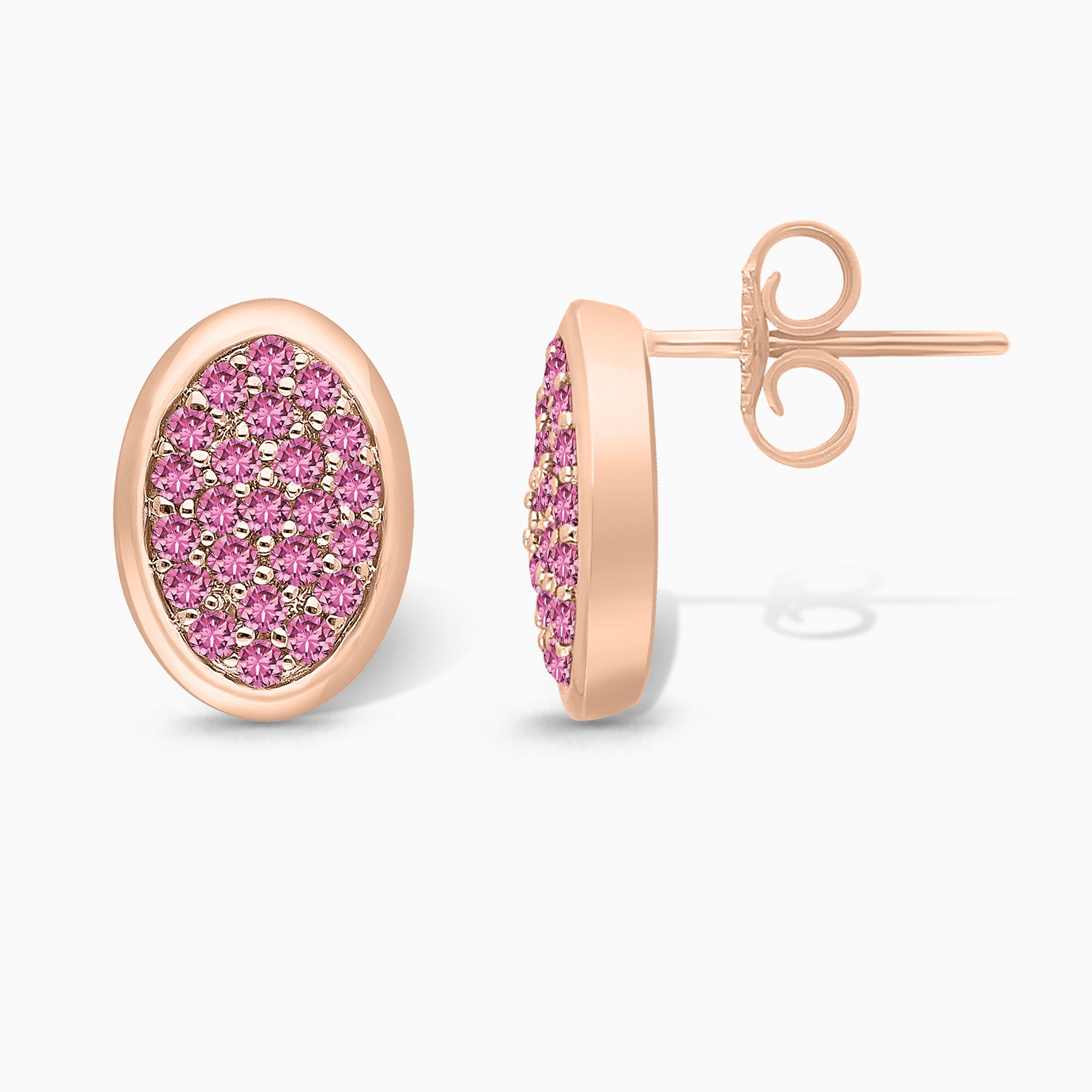 Luminata Pink Sapphire Studs