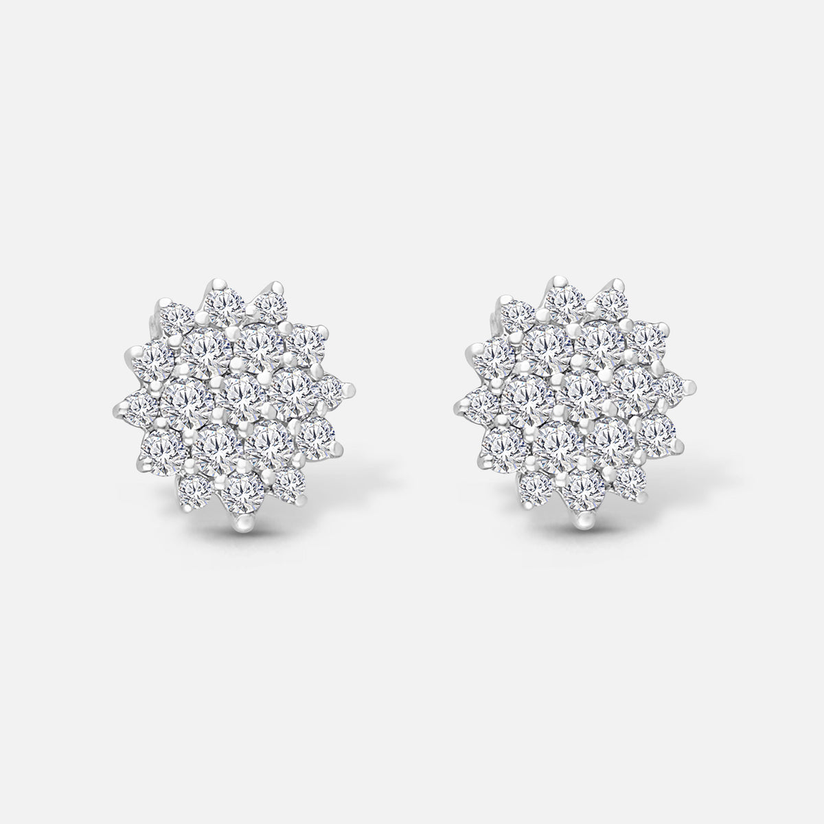 Diamond Burst Studs White Diamond