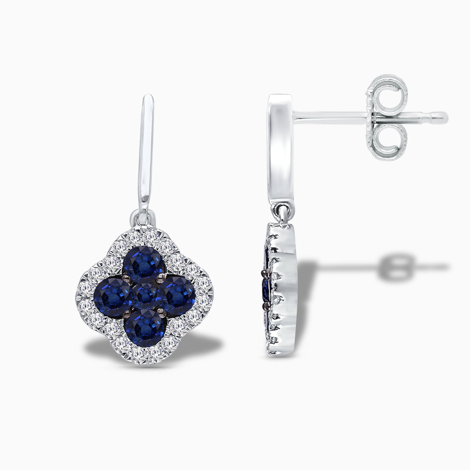 Sapphire & Diamond Clover Droplets