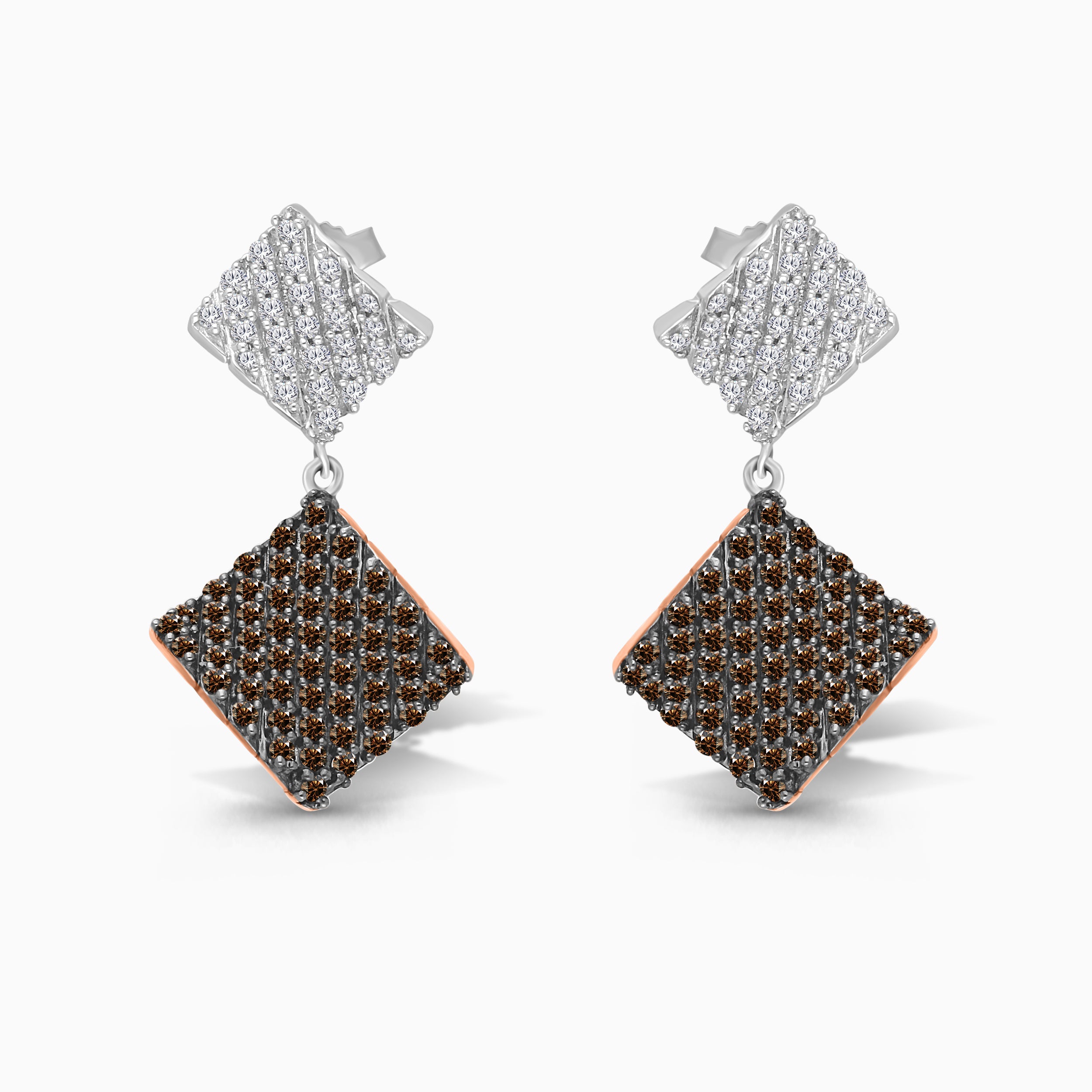 Dangling Duo Diamond Earrings