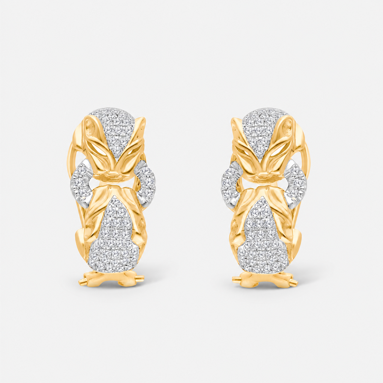 Dueling Leopards Diamond Earrings Legacy Of The Wild