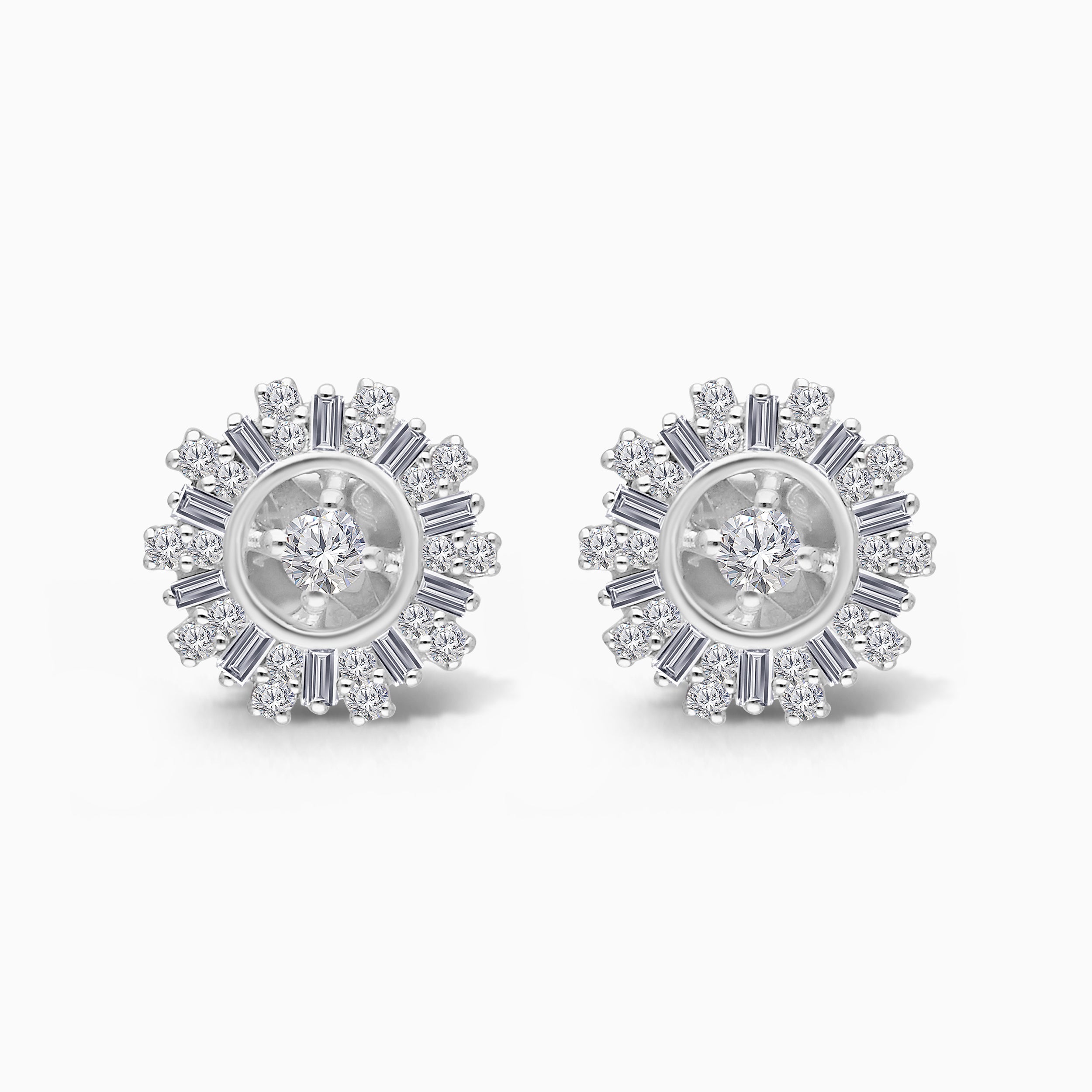Floating Diamond Studs