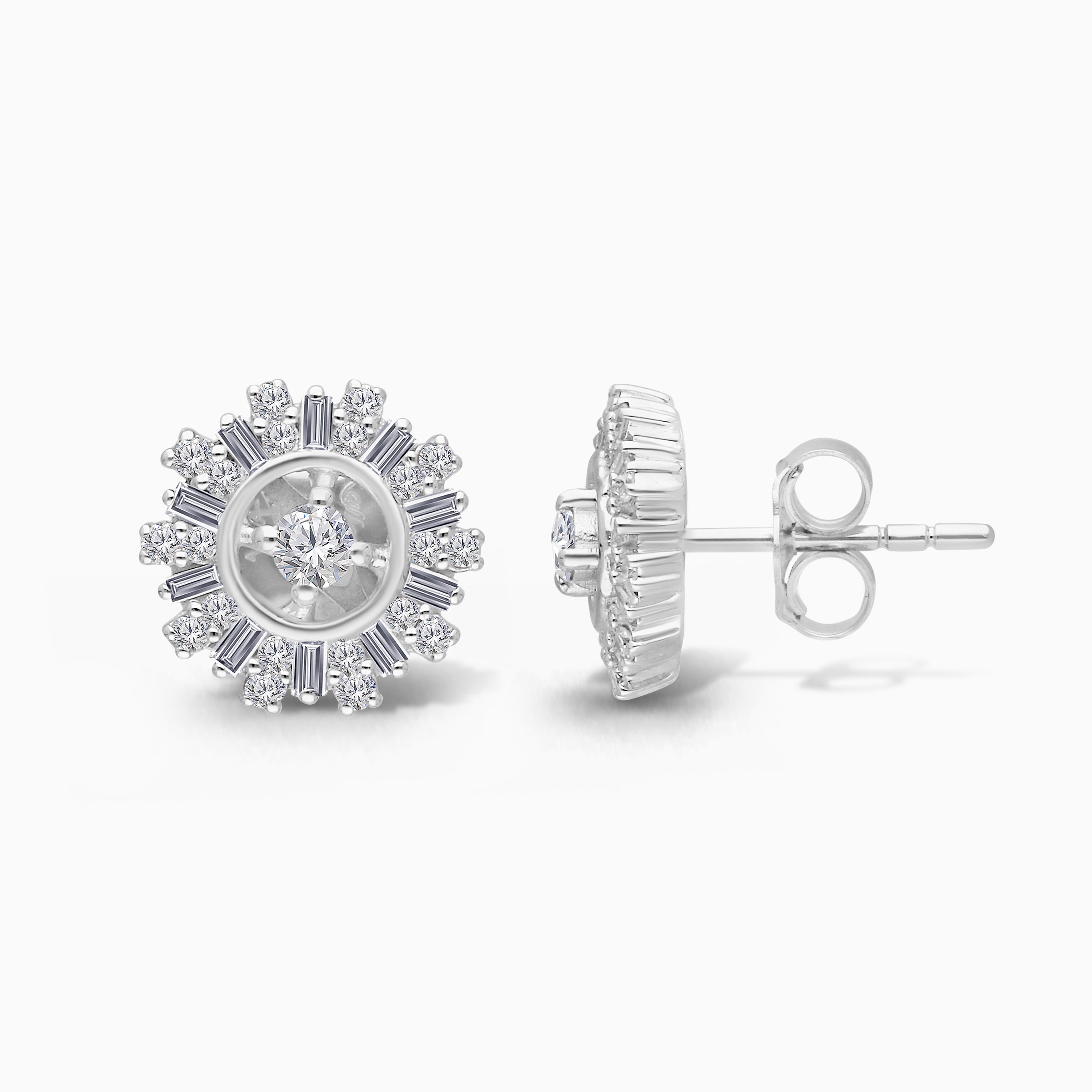 Floating Diamond Studs