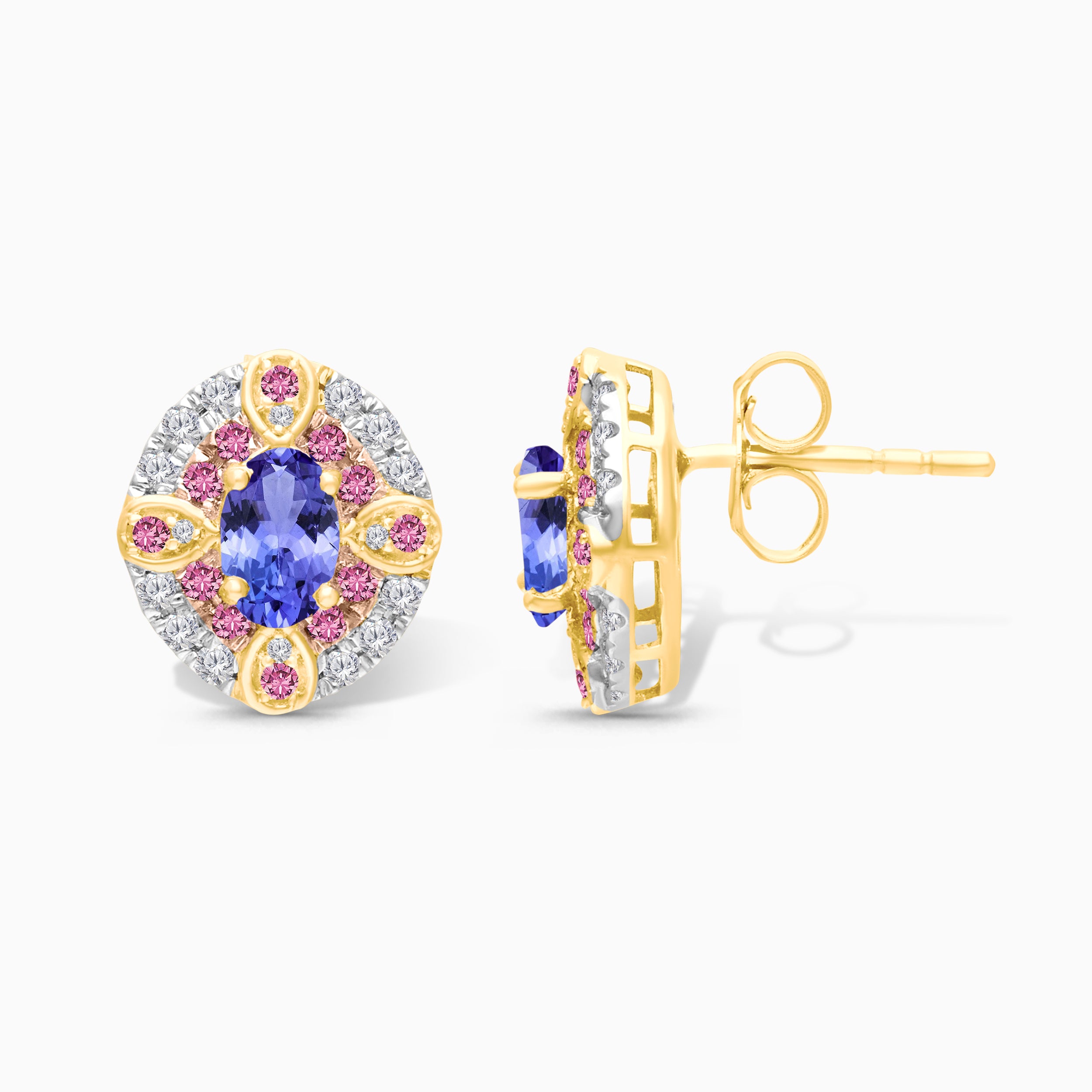 Wrapped In Ribbons Tanzanite Studs