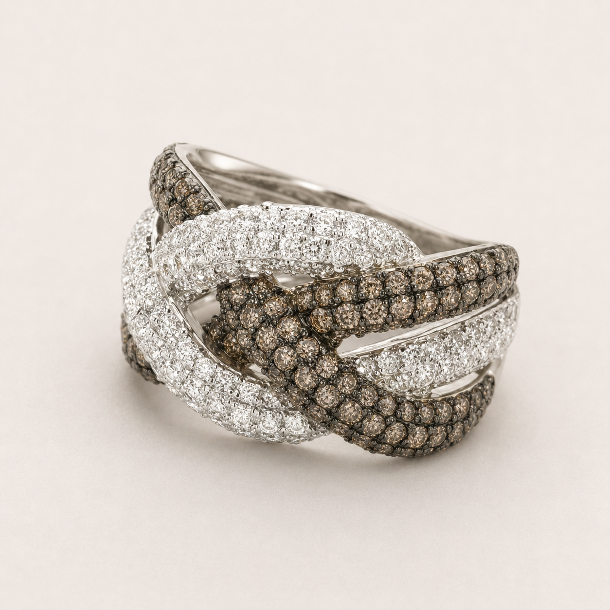 Bold Roped Coco Diamond Band Coco Diamonds
