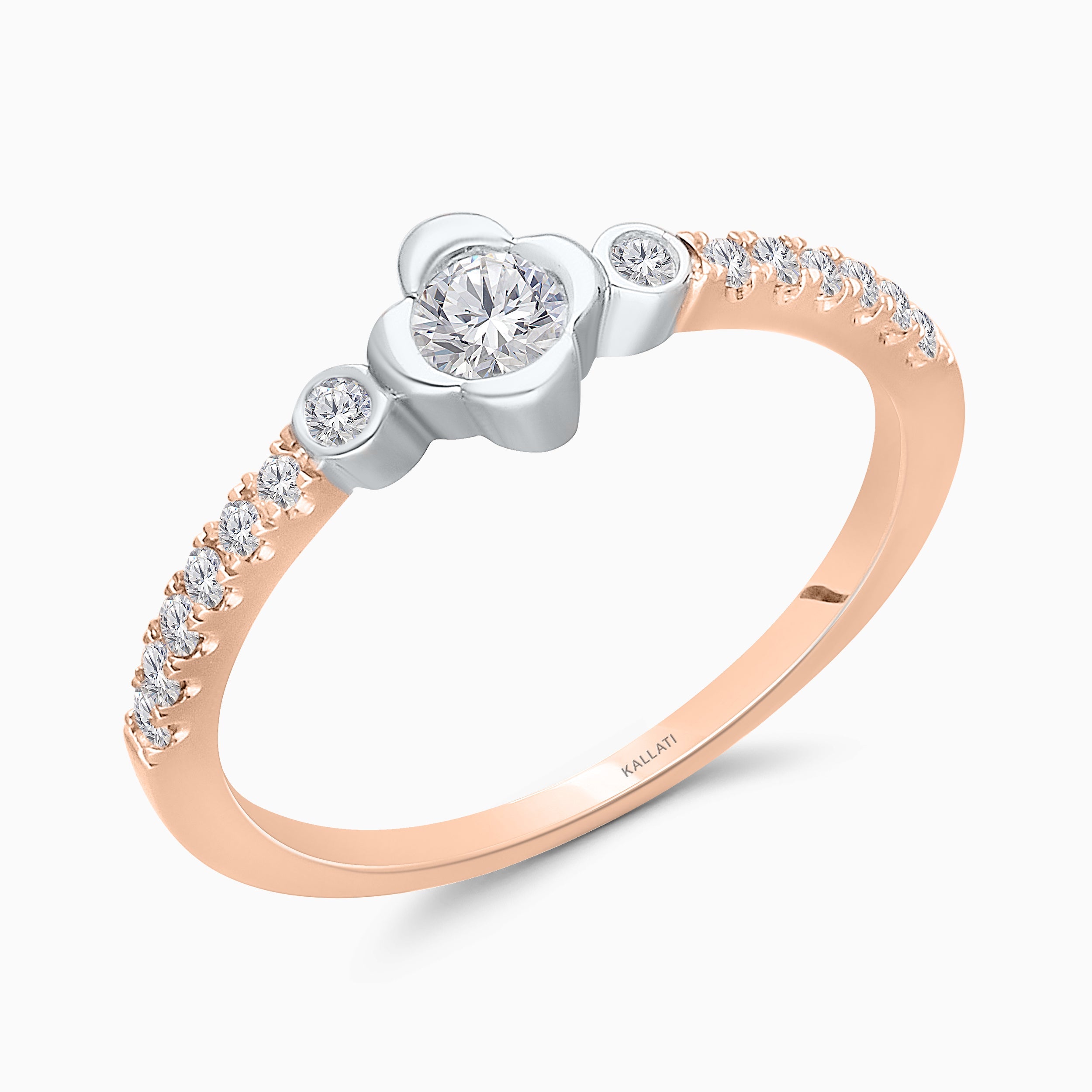 Baby Flower Diamond Ring