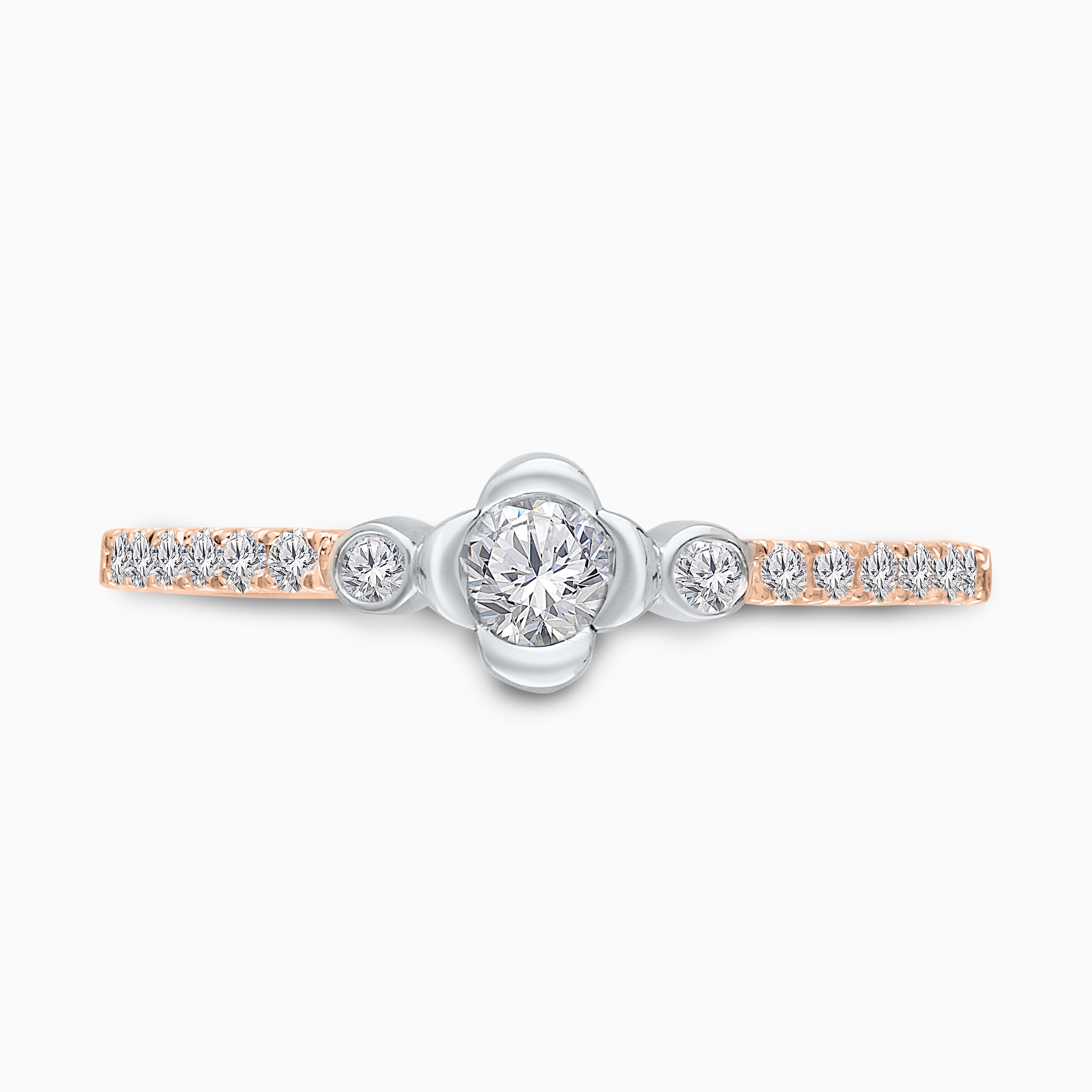 Baby Flower Diamond Ring
