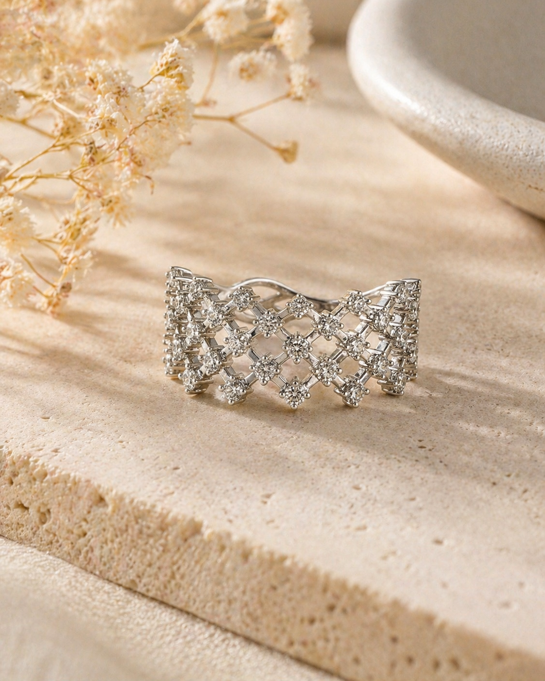 Starlight Diamond Band White Diamond