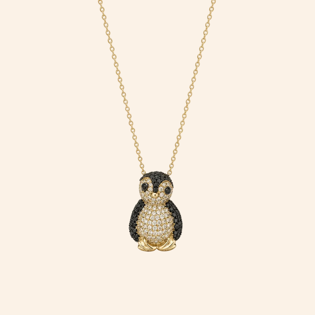 Diamond Penguin Necklace KALLATI