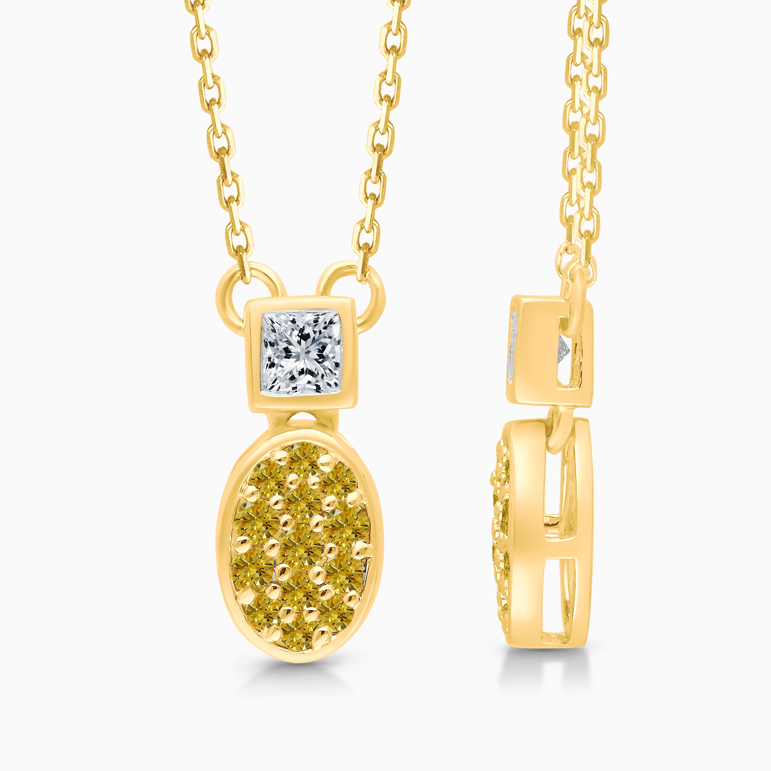 Rays of Sunshine Diamond Necklace