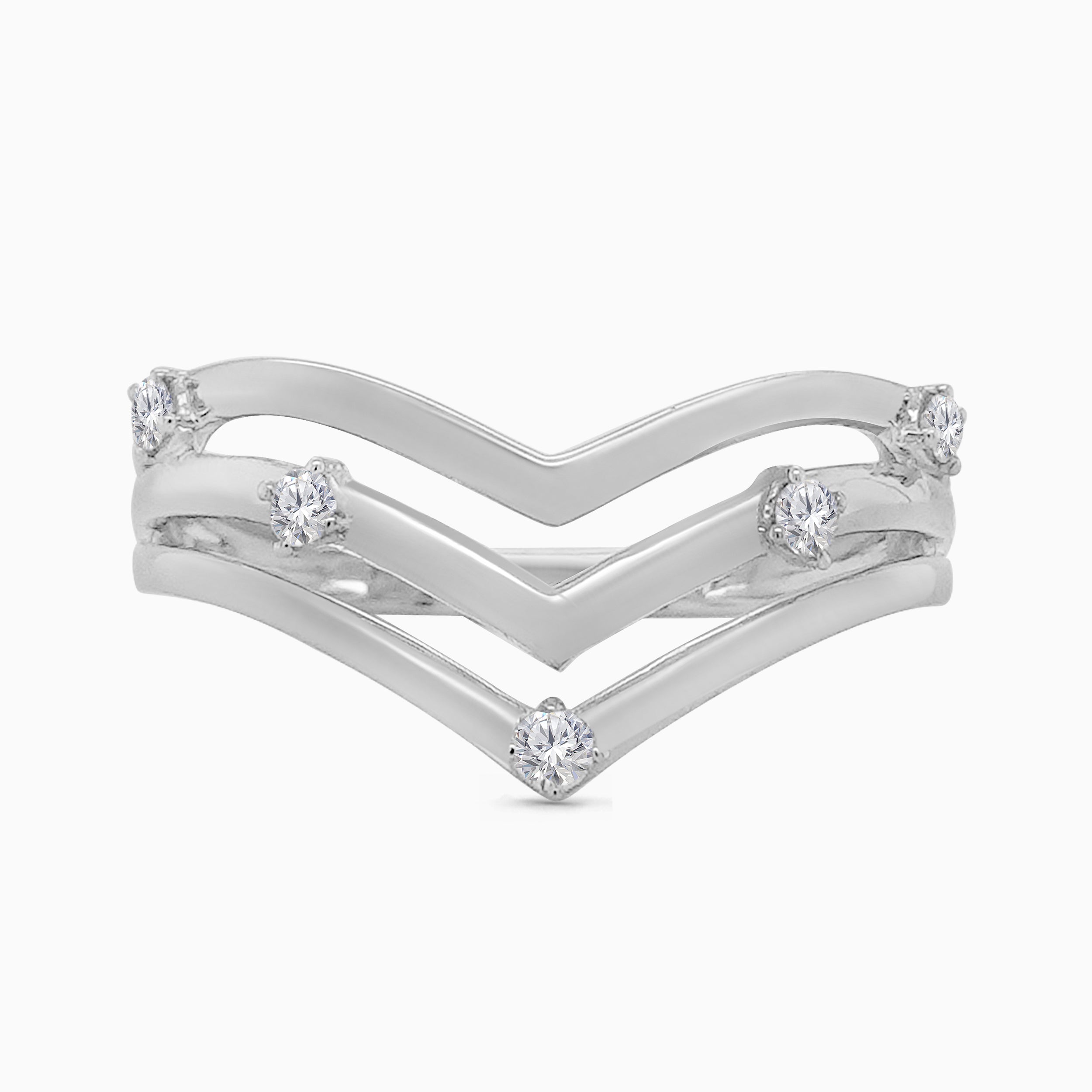 Trio Triangle Diamond Band