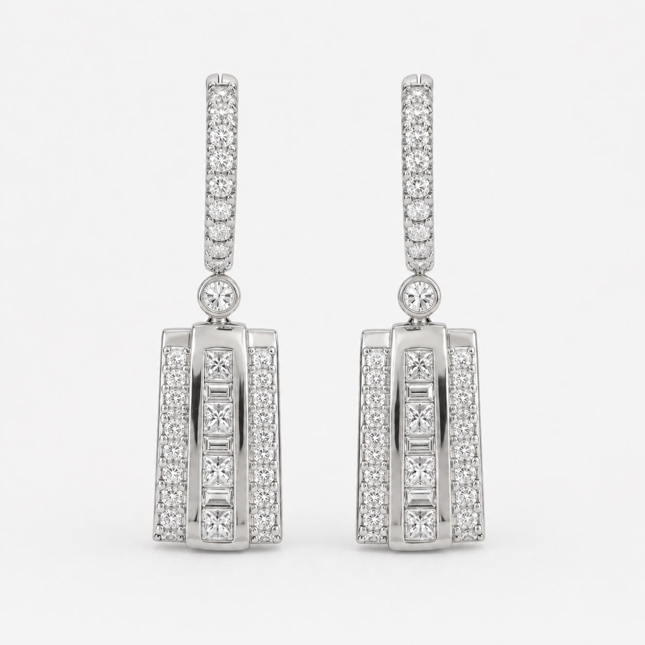 Legendary Diamond Dangle Huggies LEGENDARY