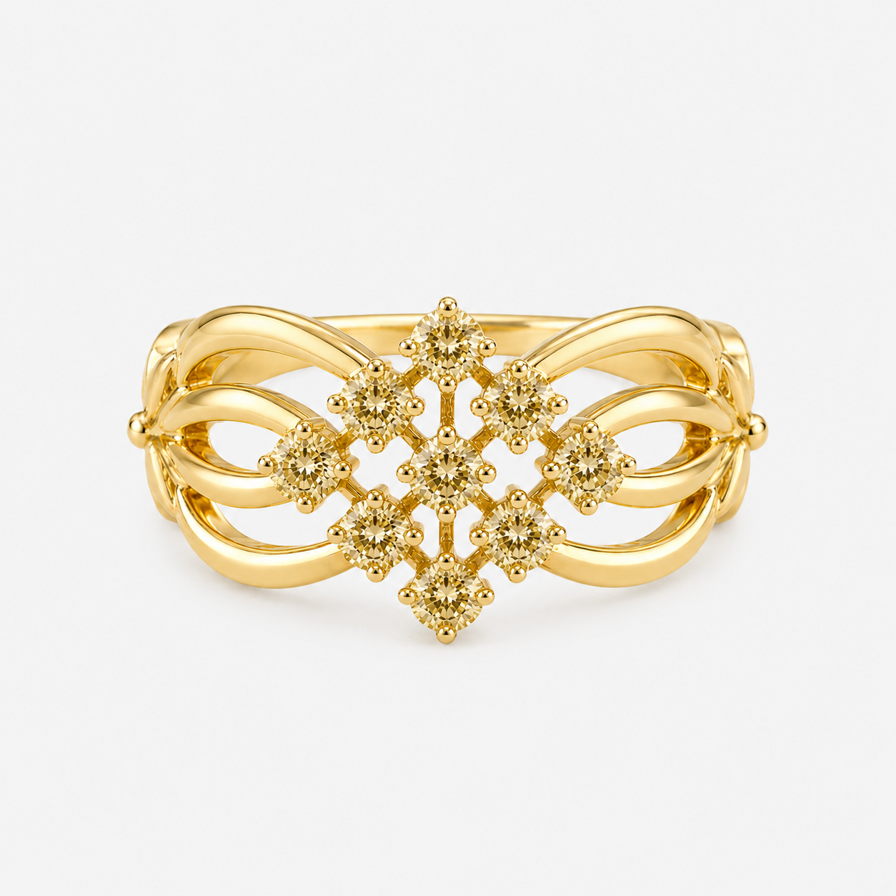 Starlight Yellow Diamond Band Yellow Diamond