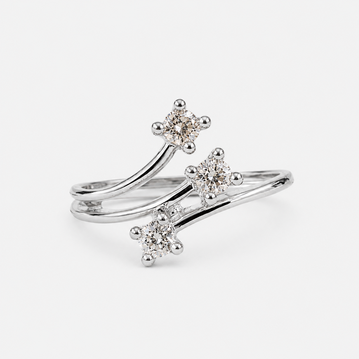 Diamond Burst Ring White Diamond
