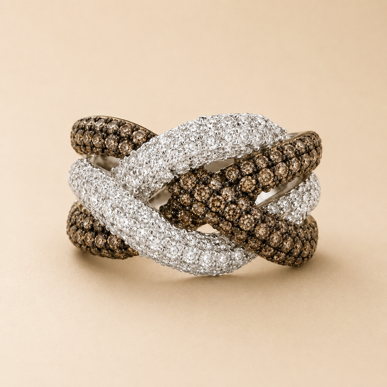Bold Roped Coco Diamond Band Coco Diamonds