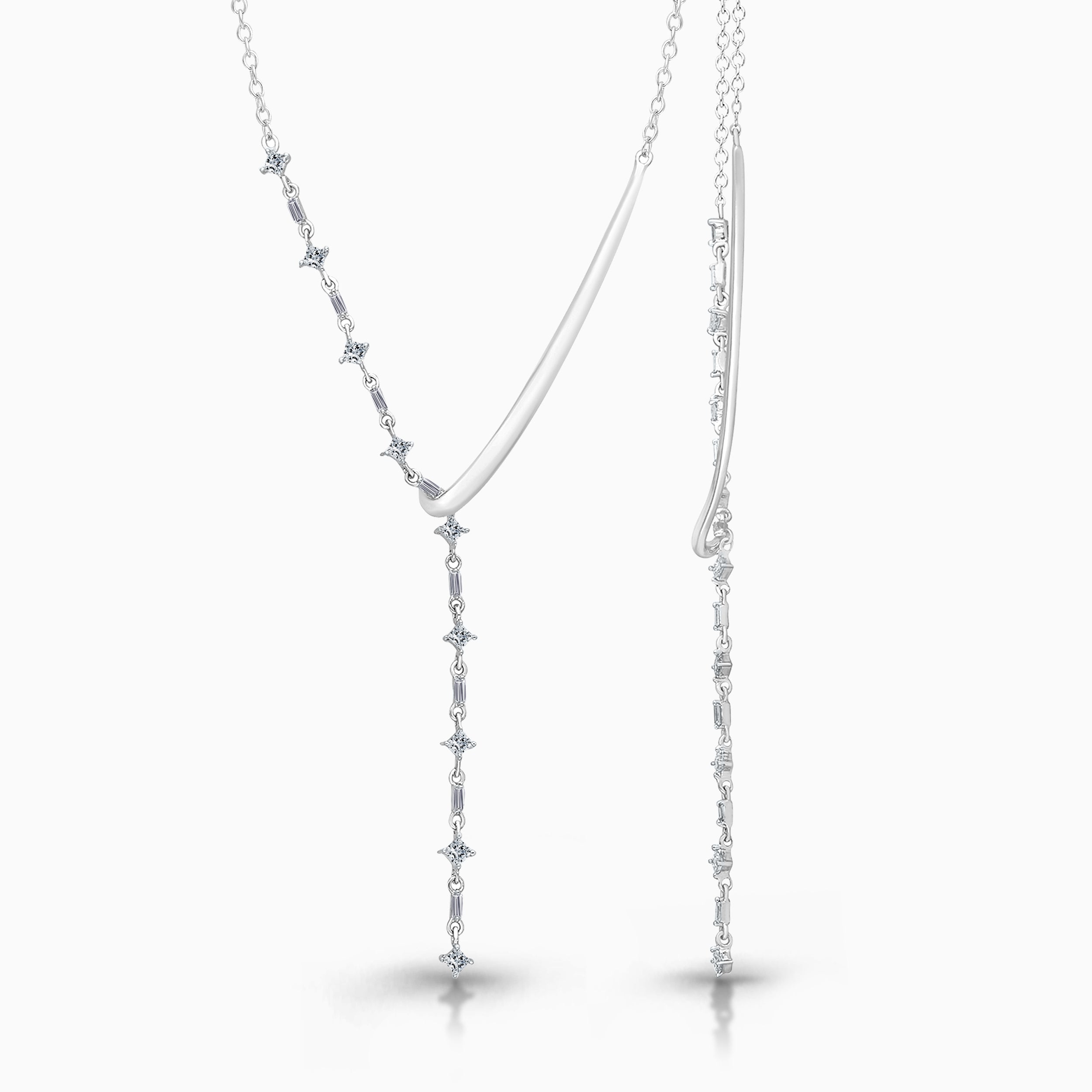 Asymmetrical Legendary Diamond Necklace