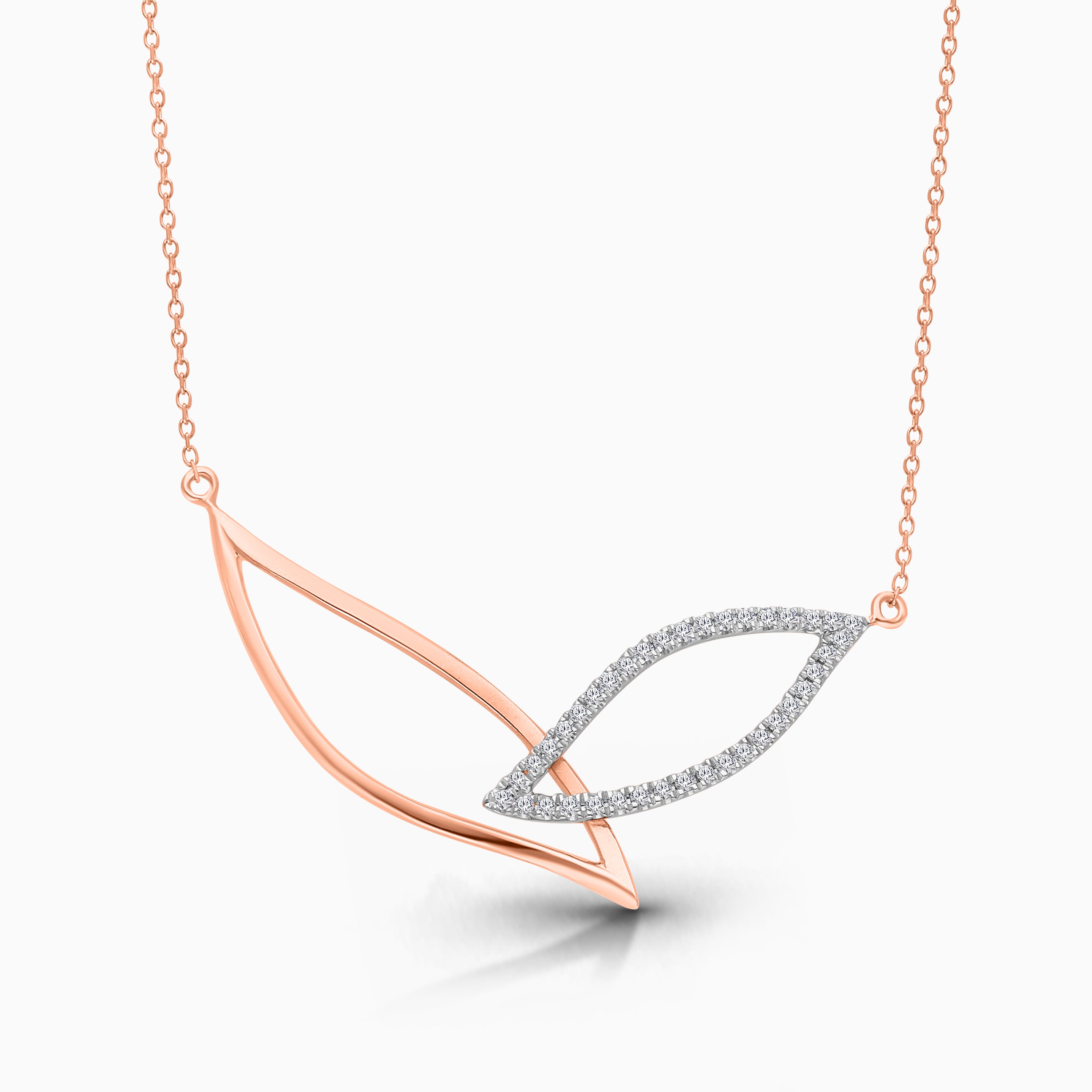 Blushing Petals Diamond Necklace