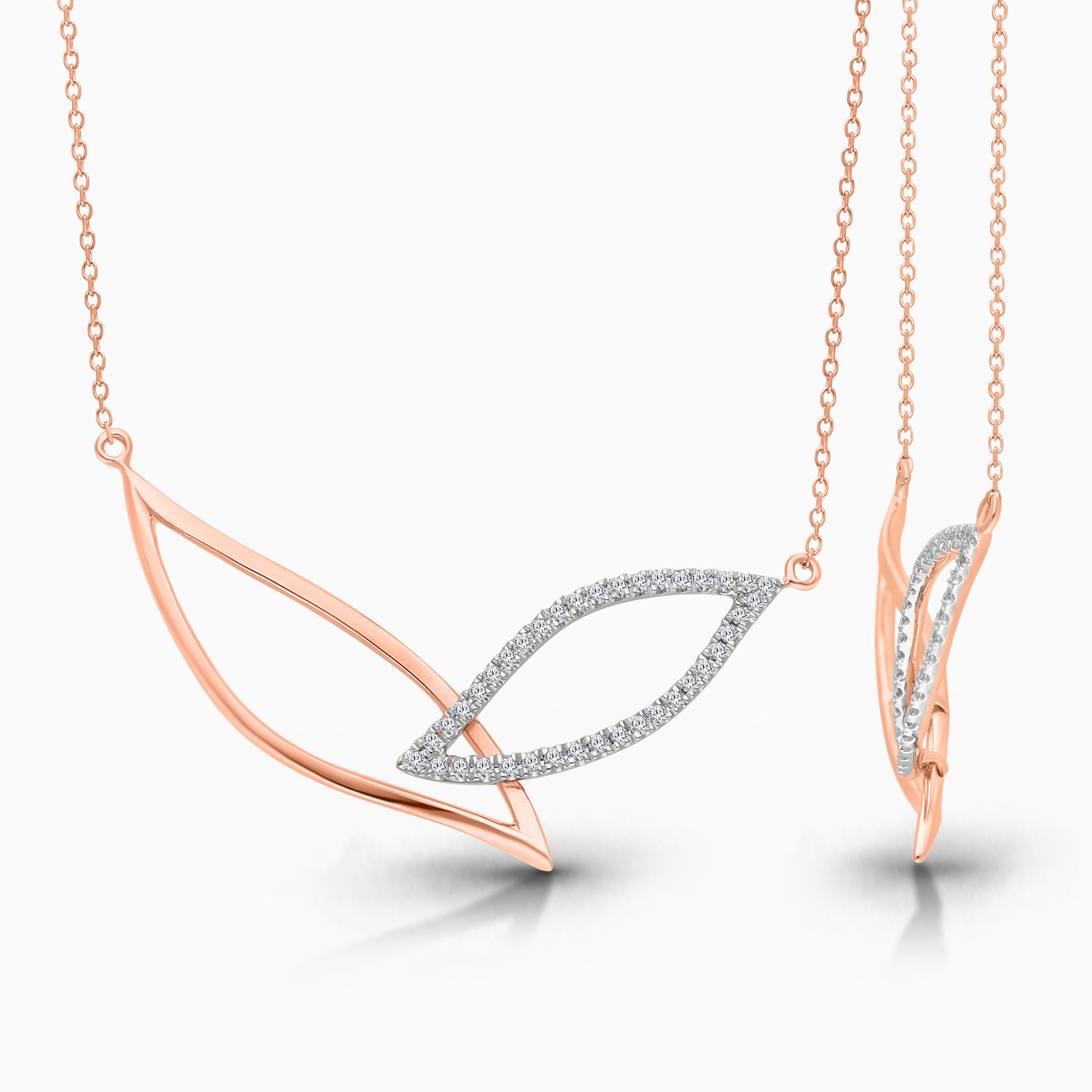 Blushing Petals Diamond Necklace