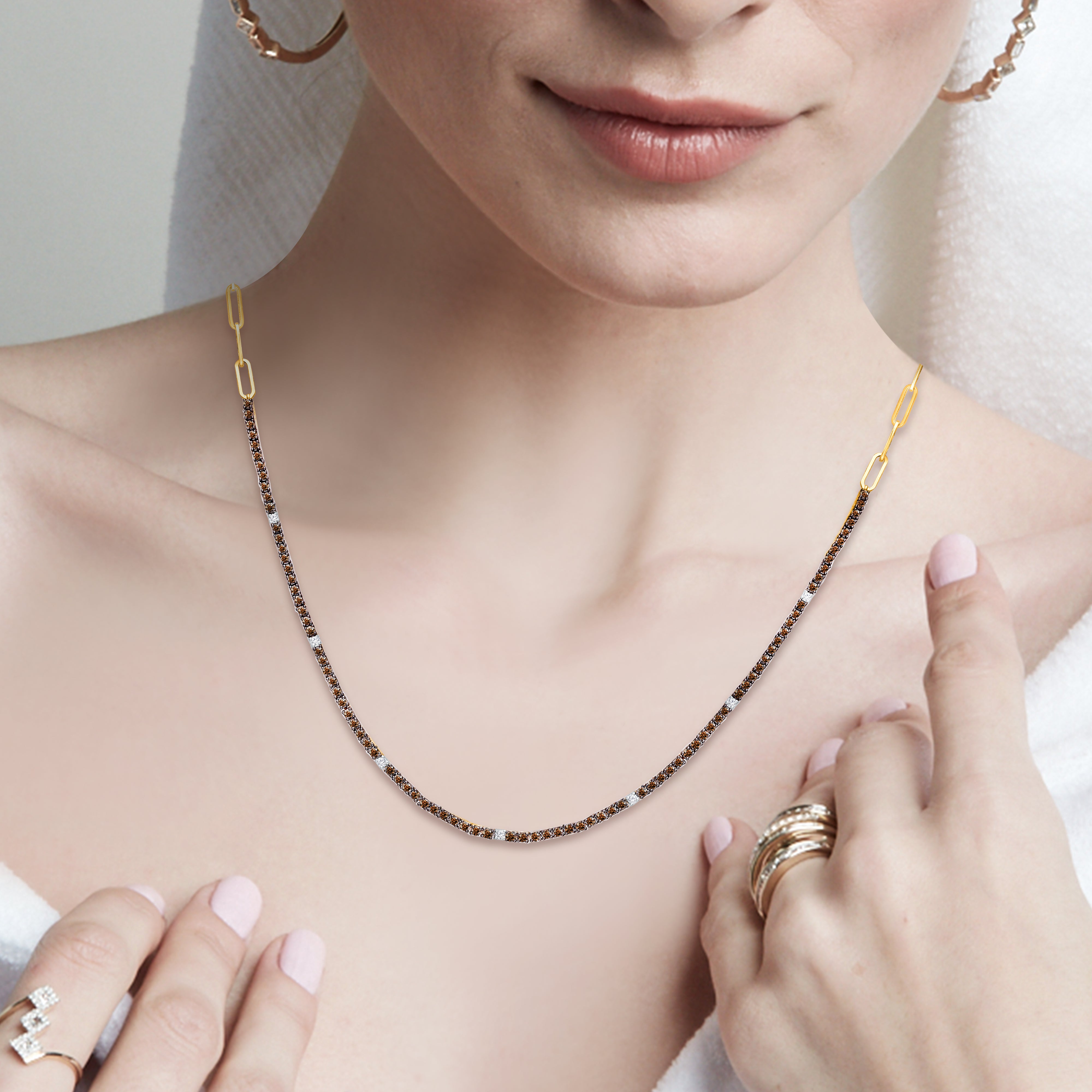 Coco Diamond Tennis Necklace