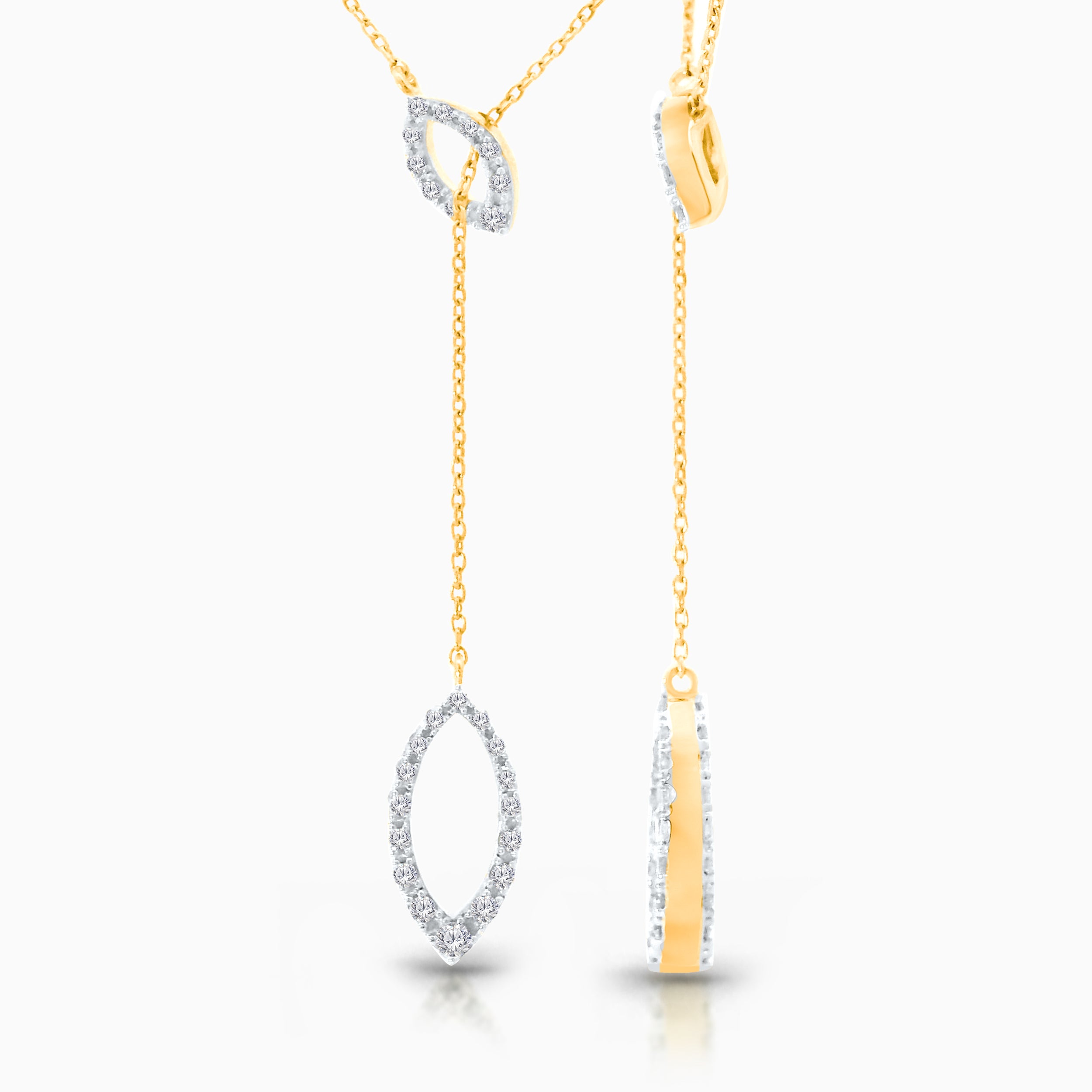 Diamond Leaf Lariat