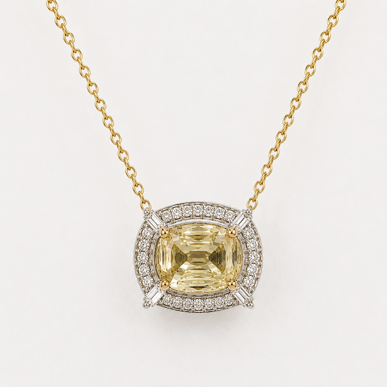 Certified Glistening Ivory Non Heat Necklace