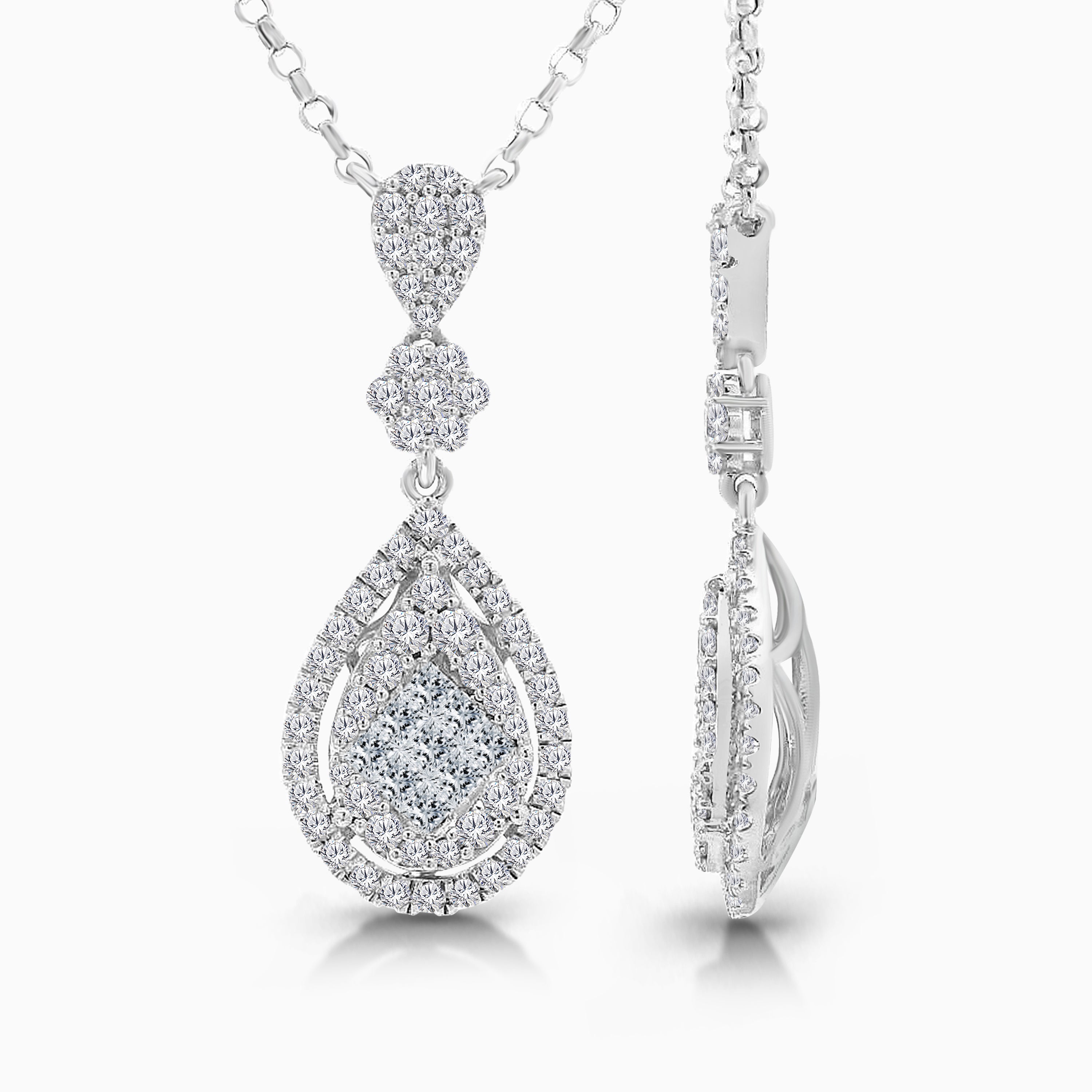 Pear Princess Diamond Pendant