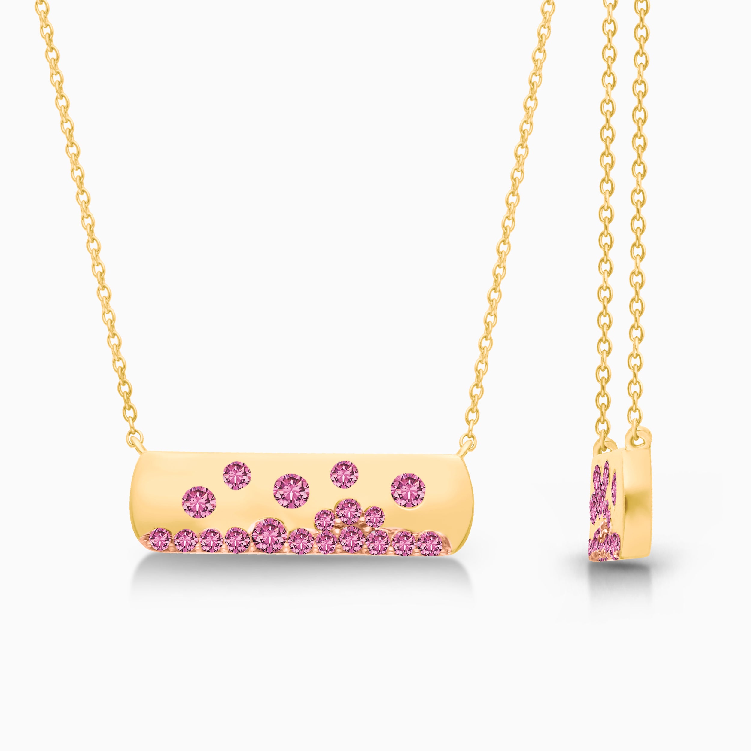 Bubble Up Horizontal Necklace